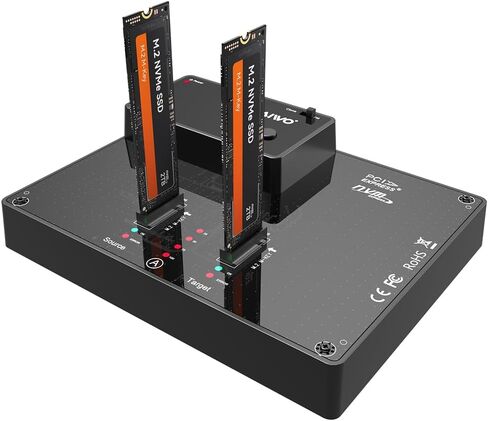 محطة إرساء Dual Bay NVMe، وحدة نسخ MAIWO M.2 مع استنساخ NVMe (بحد أقصى 10 جيجابت في الثانية)، قاعدة M.2 مع ضوء مؤشر LED، وضع النوم تلقائيًا in Kuwait