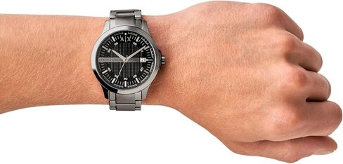 Armani Exchange Black Dial Gold PVD Mens Watch AX2122 in Saudi Arabia