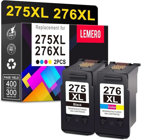 LEMERO 240XL 241XL Remanufactured Ink Cartridge Replacement for Canon PG-240XL 240XL 241XL Combo Pack for PIXMA MG3620 MG3600 TS5120 MG3520 TS5100 MX472 MX432 (1 Black, 1 Tri-Color, 2 Pack) in Kuwait