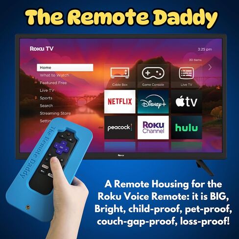 A Protective Remote Cover, Case, Housing Compatible with Your Roku Voice Remote in Saudi Arabia