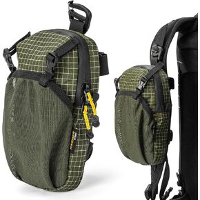 Hikeman Backpack Backpack Counter Strap Pouch - حزمة حزام الهواتف الذكية ، حقيبة ملحقات حزمة الظهر للماء للمتنزهين ، حزمة خصر حقيبة Crossbody الصغيرة للتخييم الرياضي للمشي لمسافات طويلة (أرجوانية) in Kuwait