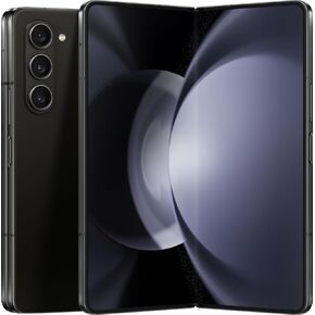 Samsung Galaxy | Z Fold 5 | F9460 Foldable Design | 5G | 256GB Storage, 12GB RAM | Factory Unlocked Global Smartphone Mobile Cell - Phantom Black (Renewed) in Saudi Arabia