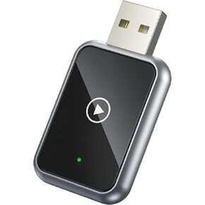 Wireless CarPlay Adapter for iPhone, CarPlay Dongle Converts Wired to Wireless Carplay, Plug & Play Mini Size CarPlay Adapter Compatible with iOS 10+, Fast Stable Connection, No Latency in Saudi Arabia