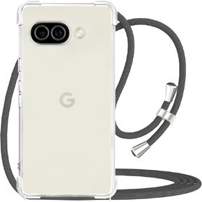 YESPURE مصمم لـ Google Pixel 8 CLASE مع حزام الحبل القابل للتعديل لينة TPU TPU مضاد للخلع مضاد للصدمات الغلاف والحماية المقاوم للصدمات في Google Pixel 8-رمادي in Kuwait