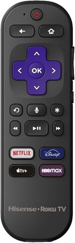 OEM Replacement Voice Remote Control Compatible with All Hisense Roku TV Smart 4K TVs 【Not for Roku Stick and Roku Box】(Netflix/Disney Plus/Apple TV+ / HBO Max) w/Voice Control in Saudi Arabia