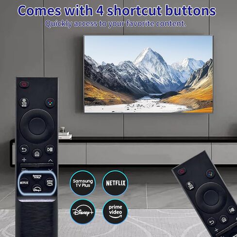 BN59-01388A عن بُعد متوافق مع Samsung Crystal 4K UHD CU7000 DU7200 Series TV ، Fit to Samsung Smart Qled LED TVS Universal for BN59-01388H BN59-01457A TM2240A ، （بدون بطارية） بدون بطارية. in Kuwait