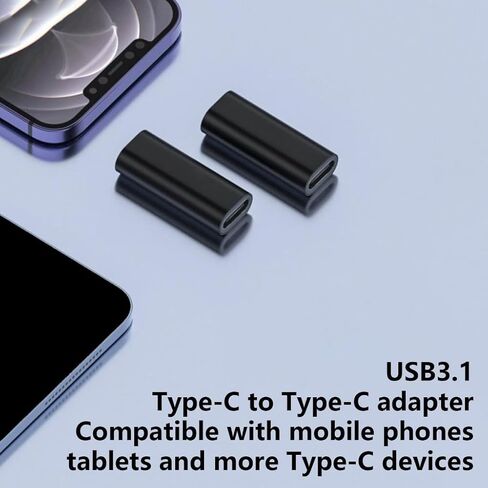 محول امتداد USB Type C USBC 3.1 أنثى إلى موسع الذكور لتعزيز اتصال الطاقة 10 جيجابت في الثانية/PD60W in Kuwait
