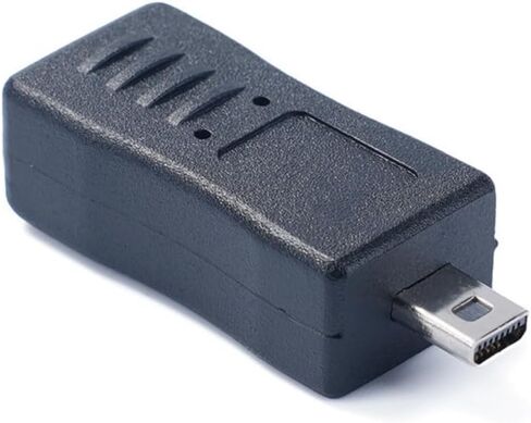 USB Type C Female to MiniUSB 8Pin Male Adapter for Digital Camera Charging and Data Transfer Up to 480Mbps in Saudi Arabia