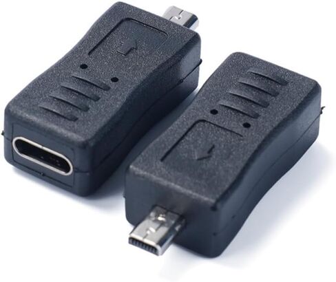 USB Type C Female to MiniUSB 8Pin Male Adapter for Digital Camera Charging and Data Transfer Up to 480Mbps in Saudi Arabia