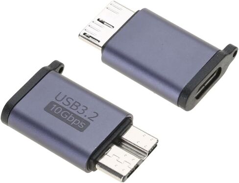 USB Type C Female to MicroB Male Adapter Type C USB Male to MicroB Adapter Connector for Hard Disk Phone in Saudi Arabia