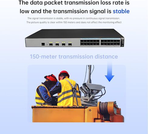 Gigabit PoE Splitter 12V 1.2A Output, 10/100/1000Mbps Ethernet Over Powerline Adapter Power Over Ethernet Adapter for Security Camera CCTV Surveillance in Kuwait