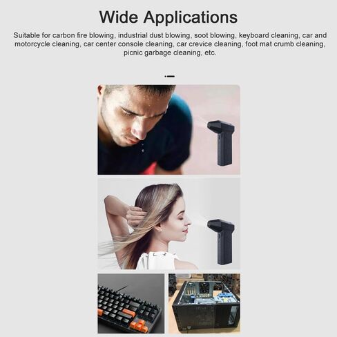 Handheld Brushl Motor Jet Fan 130,000RPM Turbofan High Power Dust Blower Keyboard ing Tool with USB Charging Interf in Saudi Arabia