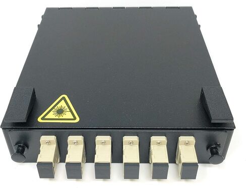 Ultra Spec Cables حاوية ألياف الحائط مع وحدة الربط وتحميلها 6 Port LC-UPC OM3 Multimode Duplex LGX لوحة in Kuwait