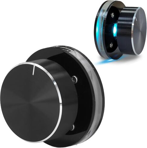 Sanpyl USB Volume Control Knob, PC Computer Speaker Volume Control Audio External Volume Control Knob with RGB Light, Volume Controller for Android in Saudi Arabia