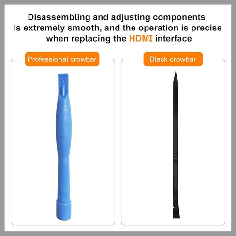 HLRAO 4 Pack Replacement HDMI Port for Sony Playstation 5 PS5 Display Socket Interface Jack Connector ,PS5 HDMI Port Replacement with Repair Tool Kit for PS5 Console in Kuwait