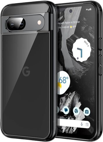JETech Case for Google Pixel 7a 6.1-Inch 2023, Non-Yellowing Shockproof Bumper Protective Phone Cover, Anti-Scratch Hard PC Back (Clear) in Saudi Arabia
