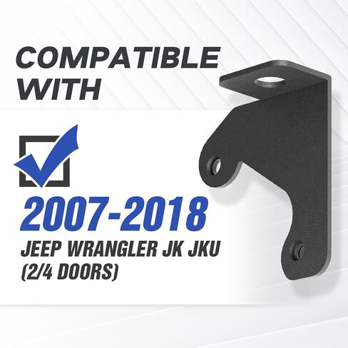 بالنسبة إلى Wrangler JL CB Radio Antenna Houder Mount Bracket متوافق مع 2018 2019 2020 2021 2022 2023 2024 2025 Jeep Wrangler JL JLU ، Houdernna Holder Stand Stand Carbon Steel (2/4 Doors) in Saudi Arabia
