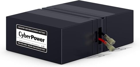 CyberPower CyberPower RB1280X2A استبدال خرطوشة البطارية ، خالية من الصيانة ، يمكن تركيب المستخدم in Saudi Arabia
