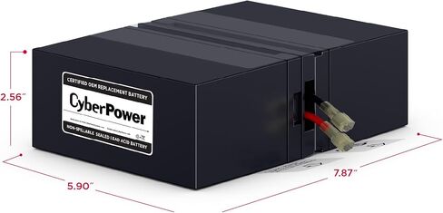CyberPower CyberPower RB1280X2A استبدال خرطوشة البطارية ، خالية من الصيانة ، يمكن تركيب المستخدم in Saudi Arabia