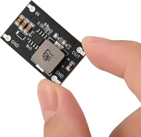 6pcs Mini Buck Converter, DC to DC Circuit Board Input 6-24V to 5V 2A 10W Output Adjustable Voltage Regulator Reducer Electronic Step-Down High Efficiency Power Supply Board Module in Saudi Arabia