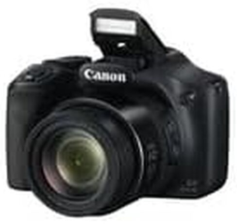 Canon PowerShot SX520 16Digital Camera مع تصغير صورة بصري 42x مع LCD 3 بوصة (أسود) in Kuwait