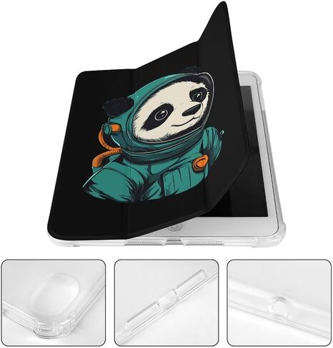 علبة رائد فضاء Panda لطيف مع حامل القلم رفيع الوزن ثلاثي الوزن متوافق مع iPad Mini 4/5/6 Mini4/5 （7.9in） in Saudi Arabia