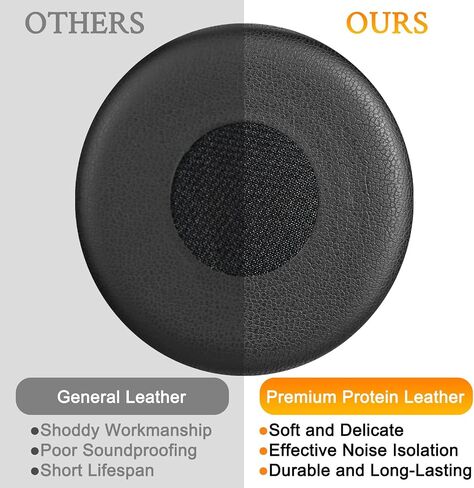 وسائد وسادات الأذن بديلة لـ Soulwit لـ Jabra Evolve 65/40/30/20 سماعات الأذن لـ Jabra Evolve 65uc 65ms/ 40uc 40ms/ 30us 30ii/ 20se 20uc 20ms. in Saudi Arabia