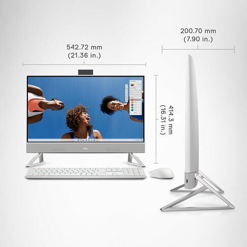 Dell Inspiron 27 بوصة كمبيوتر سطح المكتب ، شاشة تعمل باللمس 27 "FHD ، CORE 7 150U (حتى 5.4 جيجا هرتز) ، KB & Mouse اللاسلكي ، NVIDIA GEFORCE MX570A GDDR6 ، WI-FI 6E ، Windows 11 PRO (64GB RAM ، 2TB SSD) in Saudi Arabia