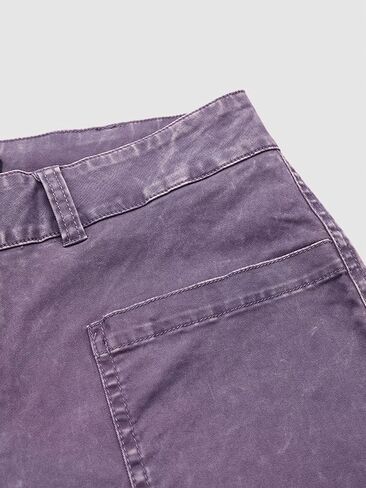 بنطال جينز فلامينجالز بأرجل مستقيمة للنساء 2023 بنطال كاجوال بحاشية خام متوسطة الخصر in Kuwait