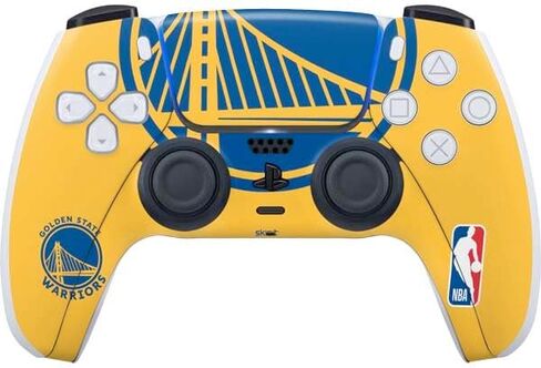 Skinit Skinit Gaming Gaming Skiner مع وحدة تحكم PS5 - NBA Golden State Warriors Black Animal Print Design in Saudi Arabia