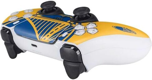 Skinit Skinit Gaming Gaming Skiner مع وحدة تحكم PS5 - NBA Golden State Warriors Black Animal Print Design in Saudi Arabia