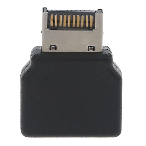 الكمبيوتر الأم للكمبيوتر الموصل الداخلي USB 3.1 نوع e أنثى من النوع e الذكور 90 درجة محول الزاوية مقاومة in Kuwait