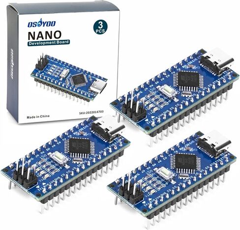 OSOYOO 3pcs LGT Nano for Arduino Nano Compatible with ATmega328p Chip Nano Board with USB-C Interface in Kuwait