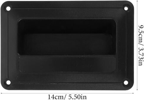 ARTIBETTER Speaker Handle Set 4 Pcs Plastic Audio Speaker Side Handles Stage Parts Sturdy and Comfortable Grip in Saudi Arabia