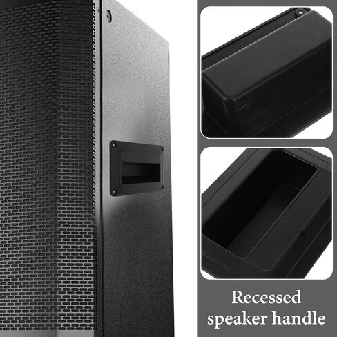 ARTIBETTER Speaker Handle Set 4 Pcs Plastic Audio Speaker Side Handles Stage Parts Sturdy and Comfortable Grip in Saudi Arabia