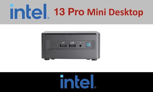 Intel NUC Business Mini Desktop i5-1340P, Iris Xe, 64GB DDR4, 1TB PCIe SSD, 2 Thunderbolt 4, WiFi 6E, Bluetooth 5.3, 120W PSU, Win 11 Pro w/MS 365 Personal, DKZ USB Port Expander in Saudi Arabia