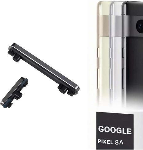 Power Volume Button Key Replacement for Google Pixel 8 Pro On/Off Button Side Volume UP/Down Button Pixel 8 Pro with Tools Repair Parts in Saudi Arabia