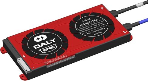 DALY Smart BMS Li-ion 14S 48V 200A PCB Battery Management System with UART Communication CAN 485 Bluetooth Battery Monitoring Module for Lithium Battery Pack Rated 3.7V(Smart BMS+RS485+CAN,200A) in Saudi Arabia