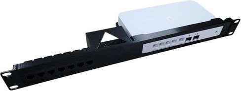 19-Inch Rack Mount for UCG-Fiber and UXG-Fiber Gateway, Fits UCG-Fiber and UXG-Fiber, Keystones Included (Black) in Saudi Arabia