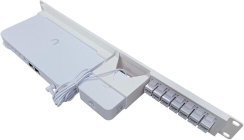 19-Inch Rack Mount for UCG-Fiber and UXG-Fiber Gateway, Fits UCG-Fiber and UXG-Fiber, Keystones Included (Black) in Saudi Arabia