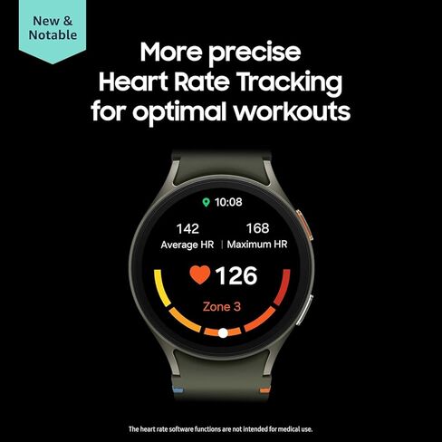 Samsung Galaxy Watch 7 40mm Bluetooth Smartwatch W/نقاط الطاقة ، نصائح العافية ، تتبع معدل ضربات القلب ، شاشة النوم ، تعقب اللياقة البدنية ، 2024 ، الأخضر (متجدد) in Saudi Arabia