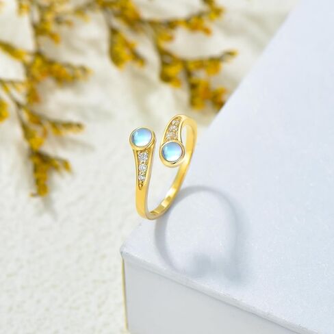 يافيسو خاتم اصبع القدم قابل للتعديل من الذهب الاصفر عيار 14 قيراط للنساء، خواتم مفتوحة من الذهب الحقيقي عيار 14 قيراط، مجوهرات رائعة للصيف والشاطئ، هدايا عيد الميلاد والكريسماس للنساء والبنات والام in Kuwait