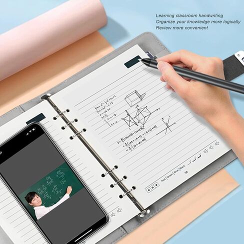 Yunir Smart Digital Notebook ومجموعة القلم ، نظام كتابة المزامنة في الوقت الفعلي مع OCR و Bluetooth Wireless Paper لهواتف iOS والهواتف Android والأجهزة اللوحية (رمادي) in Saudi Arabia