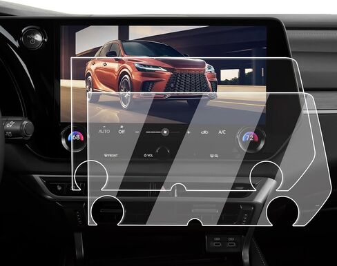 2025 Lexus ES 350 Screen Protector - For 2022-2025 Lexus ES 250/ES 350/ES 300h 8-Inch Navigation Screen Protector - 2 Pcs Nano Film For 2022-2025 ES250/ES 350/ES300h Accessories(2 Packs) in Kuwait