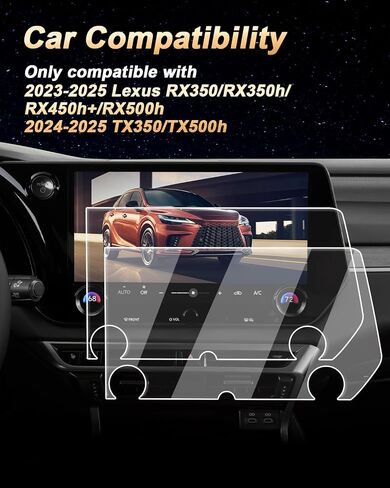 2025 Lexus ES 350 Screen Protector - For 2022-2025 Lexus ES 250/ES 350/ES 300h 8-Inch Navigation Screen Protector - 2 Pcs Nano Film For 2022-2025 ES250/ES 350/ES300h Accessories(2 Packs) in Kuwait