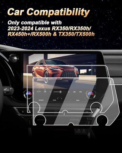 2025 Lexus ES 350 Screen Protector - For 2022-2025 Lexus ES 250/ES 350/ES 300h 8-Inch Navigation Screen Protector - 2 Pcs Nano Film For 2022-2025 ES250/ES 350/ES300h Accessories(2 Packs) in Kuwait