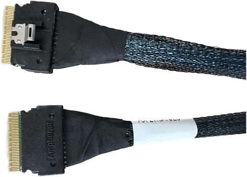عالي السرعة PCIE 4.0 SLIMSAS SFF-8654 8I إلى SFF-8654 8I Cable-100cm أو 70 سم (0.7 م) in Kuwait