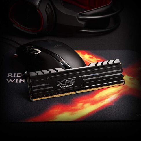 مجموعة وحدة الذاكرة XPG Gammix D10 DDR4 32GB (2x16GB) 3200MHz PC4 25600 288-Pin CL16-20-20 (أسود) in Kuwait