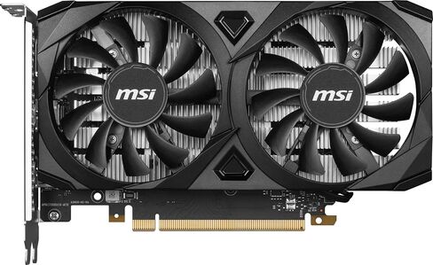 MSI Gaming RTX 3050 Ventus 2X 6G OC Graphics Card (NVIDIA RTX 3050, 96-Bit, Boost Clock: 1492 MHz, 6GB GDDR6 14 Gbps, HDMI/DP, Ampere Architecture) (Renewed) in Saudi Arabia