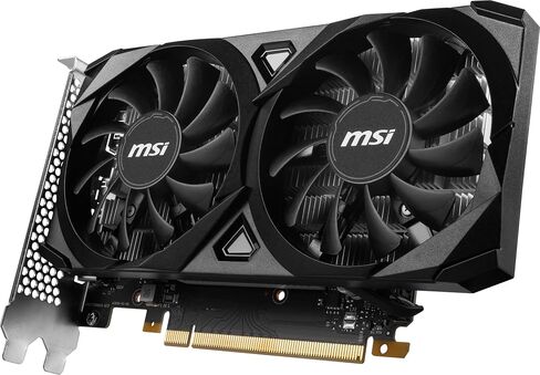 MSI Gaming RTX 3050 Ventus 2X 6G OC Graphics Card (NVIDIA RTX 3050, 96-Bit, Boost Clock: 1492 MHz, 6GB GDDR6 14 Gbps, HDMI/DP, Ampere Architecture) (Renewed) in Saudi Arabia
